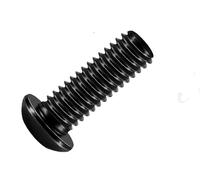 8mm High Tensile Bolts M8 x 20mm (10 Pack) Black (10.9 H/T) Socket Button/Dome Allen Key Head Bolt/Screws (10, M8 x 20mm)