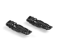 8MM Hole 2pcs Motorcycle Rear Passenger Foot Pegs Pedals Footrest Scooter Foot Peg Motorbike Pedal Modification Aluminum Upgrade Parts Motorcycle pedal(Black)
