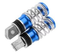 8MM Hole Motorcycle Rear Passenger Foot Pegs Pedals Aluminum Rear For Spring Footrest Pegs Pedal 113x31mm Universal Moto Accessories Motorcycle pedal(Blue)