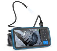 8mm Industrial Endoscope Camera, Dual 1080p Lens Borescope Camera, 6 Adjustable LED Lights, Perfect For Plumbing, HVAC, Home, Vent & Sewer Inspections