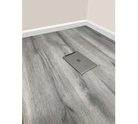 8mm Laminate Wood Flooring - Sold PER 1m2 - V Groove - AC4 - Modern White, Grey, Stone (Modern Grey) (Sold per 1m2)