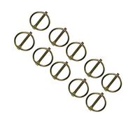 8mm Lynch Pins Clip Clamp (linchpin) Linkage Locking Pin 10pc Tractor Trailers