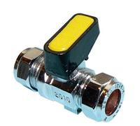 8mm Metrogas Mini Lever Gas Ball Valve - Pack of 2