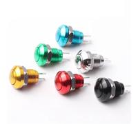 8mm Momentary Metal Button Switch Self-reset 5/20/100PCS(Green,5PCS)