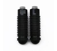 8MM Motorcycle Rearset Footrests Knurling Footpeg Foot Pegs Pedal For YZF R25 R3 MT-25 2015-2021 2022 2023 Foot Pegs(New Black)