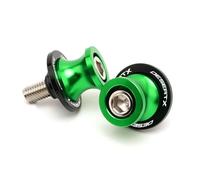 8MM Motorcycle Swing Arm Stand Screw For Ducati DesertX Desert X Desert-X 2022 2023 Swingarm Spools Sliders Stand Screws Anti Crash Pad Falling Protection(Green)