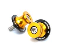 8MM Motorcycle Swing Arm Stand Screw For Ducati DesertX Desert X Desert-X 2022 2023 Swingarm Spools Sliders Stand Screws Anti Crash Pad Falling Protection(Gold)