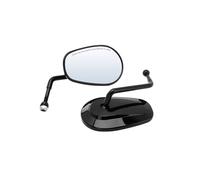 8MM Motorcycles Mirror Adjustable Rear View Side Mirrors For Harley Touring Road King Road Glide Sportster 883 1200 Dyna Softail Mirrors End Rearviews