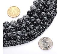 8mm Natural Alabaster Gemstone Round Loose Beads Crystal Stone Bracelet Necklace Accessories Crafts for Jewelry Making DIY,1 Strand 15"