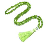 8mm Natural Stone Beaded 108 Mala Necklace for Men and Women Rosary