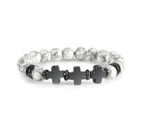 8mm Natural Stone Bracelets for Women Men Elastic Rope Beaded Bangles Yoga