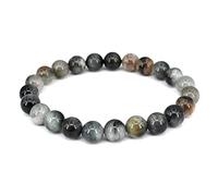 8mm Natural Stone Bracelets Men Women Turquoise Agate Jasper Quartz Tiger Eye,Eagle Eye,18cm