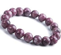 8mm Natural Watermelon Tourmaline Quartz Gemstone Round Bead Woman Bracelet