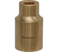 Loops 8mm Non-Sparking WallDrive Socket - 1/2" Square Drive - Beryllium Copper Loops Copper