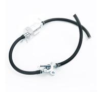 8mm Oil Filter for Motorcycles Efficient and Reliable Fuel Flow Enhancement (Silver)