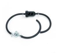8mm Oil Filter for Motorcycles Premium Aluminum Alloy for Enhanced Performance (Black)