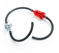 8mm Oil Filter for Motorcycles Premium Aluminum Alloy for Enhanced Performance (Red)