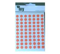 8mm Orange Round Dot Sticky Labels Circle Stickers Self Adhesive Spot Labels (490 Stickers) Ivy 232710