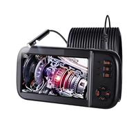 8mm Probe Digital Borescope HD Inspection Camera Endoscope 32 GB IP 67 Semi Rigid Flexible Cable For Industrial Pipelines Clear image quality