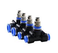 8mm Push-Lock Adjustable Misting Nozzle with 6-12 Mm T-Fittings