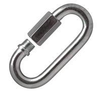 8mm Quick Link for Connecting Stainless Steel A4 Marine Grade Chain Heavy Duty Durable Security Short Links Metre Cut Length 700kg Bracking Load (Pack of 2) K04A