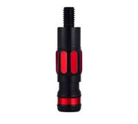 8mm Quick Release Fishing Net Connector Head Anti-Rotation Landing Net Handle Adapter Unive-rsal Fit Snap Lock System Du-rable Aluminum Alloy Construction for Fresh Salt Water(BlackB)