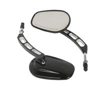 8mm Rear View Side Mirror For Harley Road King Touring XL 883 Sportster Dyna FXDF FLSTF Softail Springer V-ROD Motorcycle Mirrors End Rearviews