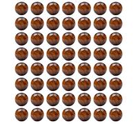 8mm Round Natural Yellow Tiger Eye Gemstone Beads, 47-50pcs Loose Smooth Healing Power Stone Beads for Bracelet Necklace Jewellery Making and DIY Crafts, 1 Strand 15.5"