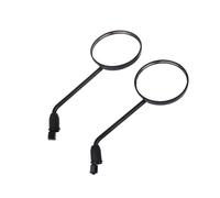 8mm Scooter Cafe Racer Retro Rearview Mirrors Adjustable HD Vision ABS Round Side Mirror Motorcycle Mirrors Universal