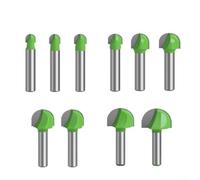 8mm Shank Ball Nose End Mill Router Bit with Carbide Blade for CNC Woodworking MDF Particleboard Cutting (8X12 )