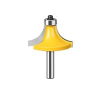 8mm Shank Corner Round Over Router Bit Set R15.9mm/20.15mm/25.2mm Radius with Bearing Tungsten Carbide Woodworking Milling(1pc 8mmX44mm)