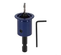 8mm Shank Countersink Drill Bit with Adjustable Stop Collar and Hex Wrench, Steel Router Bit for Woodworking, Compatible with Power Drills and(2.8x8mm)