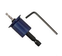 8mm Shank Countersink Drill Bit with Adjustable Stop Collar and Hex Wrench, Steel Router Bit for Woodworking, Compatible with Power Drills and(3x8mm)