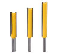 8mm Shank for Extra Long for T Slot Flush Trim Router Bit Template Woodworking Straight Top Bearing Tear