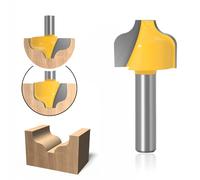 8mm Shank S-Shaped Router Bit 24mm Diameter Wood Carving Moulding Cutter