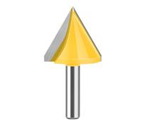 8mm Shank V Flute End Mill Router Bit Fit for Woodworking Detailed Wood Carving with 60 90 120 150 Degree Angles Engraving Cutter