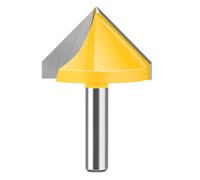 8mm Shank V Flute End Mill Router Bit Fit for Woodworking Detailed Wood Carving with 60 90 120 150 Degree Angles Engraving Cutter