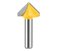 8mm Shank V Flute End Mill Router Bit Fit for Woodworking Detailed Wood Carving with 60 90 120 150 Degree Angles Engraving Cutter
