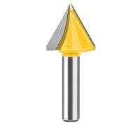 8mm Shank V Flute End Mill Router Bit Fit for Woodworking Detailed Wood Carving with 60 90 120 150 Degree Angles Engraving Cutter