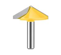 8mm Shank V Flute End Mill Router Bit Fit for Woodworking Detailed Wood Carving with 60 90 120 150 Degree Angles Engraving Cutter