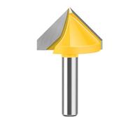 8mm Shank V Flute End Mill Router Bit Fit for Woodworking Detailed Wood Carving with 60 90 120 150 Degree Angles Engraving Cutter