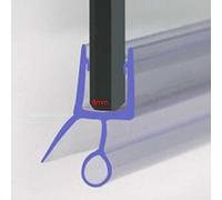 8mm Shower Door Seal, 2 Pack Shower Door Seal Strip For 6/8/10/12mm Glass,Clear Bath Shower Screen Door Seal Replacement
