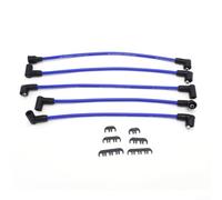 8mm Silicone High Performance HT Ignition Leads Set, for Mini 850, 1000 & 1275 Classic 4-Cylinder Cars, Red Blue Spark Wires Kit(blue)