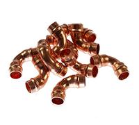 8mm Solder Ring Elbow Yorkshire 90 Degrees Copper (Pack of 10)