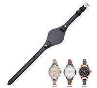 8mm Spring Bar Genuine Leather Watch Strap Replacement for Fossil ES3148 ES4119 ES4176 ES3262 ES3077, Elegant
