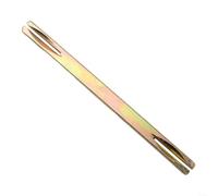 8mm Square Spindle 100mm Galvanised Iron Door Handle(120mm) | Solid iron build, 85mm length, fits 8mm apertures, galvanised finish, resists wear and erosion