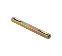 8mm Square Spindle 100mm Galvanised Iron Door Handle(95mm) | Solid iron build, 85mm length, fits 8mm apertures, galvanised finish, resists wear and erosion