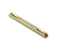 8mm Square Spindle 128mm Galvanised Iron Door Handle Pin | Solid iron build, galvanised zinc coating, resists rust, 100mm length, fits standard 8mm locks(100mm)