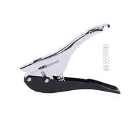 8mm Steel Hole Punch Plier, Mini Portable Hole Punching Tool with Accurate Positioning and Non - Slip Base for Office, School and Travel Use (8mm / 0.3in Sealing Skin Punching Pliers)