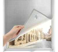 8mm Thick Double Sided Aluminium Foil Window Insulation Panel, Heat Reflective & Thermal Blocking Film for Summer Sun, Removable Blackout Cover with Suckers and Metal Holes(40x8140cm)